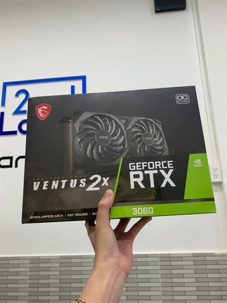 VGA GeForce RTX 3060 VENTUS 2X 12G OC - Màu đen - Ngoại hình: 98% - Fullbox 3