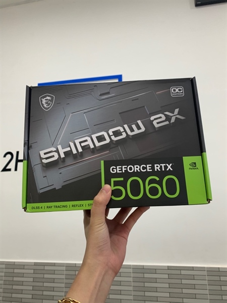 VGA MSI GeForce RTX 5060 SHADOW 2X OC 8GB GDDR7 - Màu đen - Open box 3