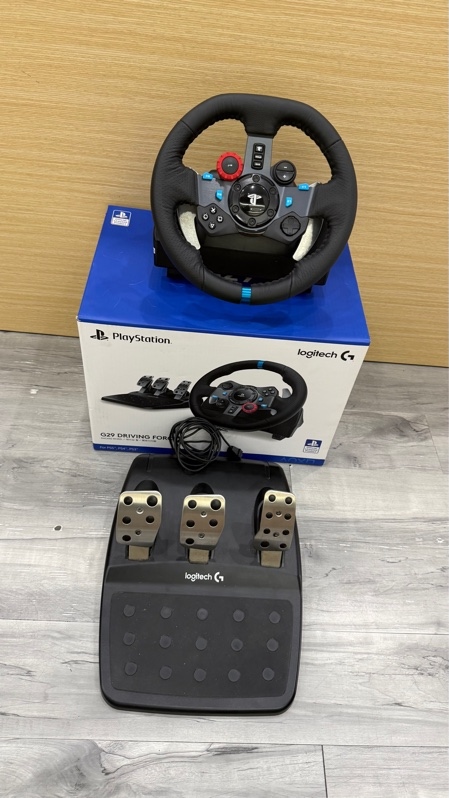 Vô lăng chơi game Logitech G29 Driving Force - Màu đen - Ngoại hình: 98% - Kèm Box + bàn đạp