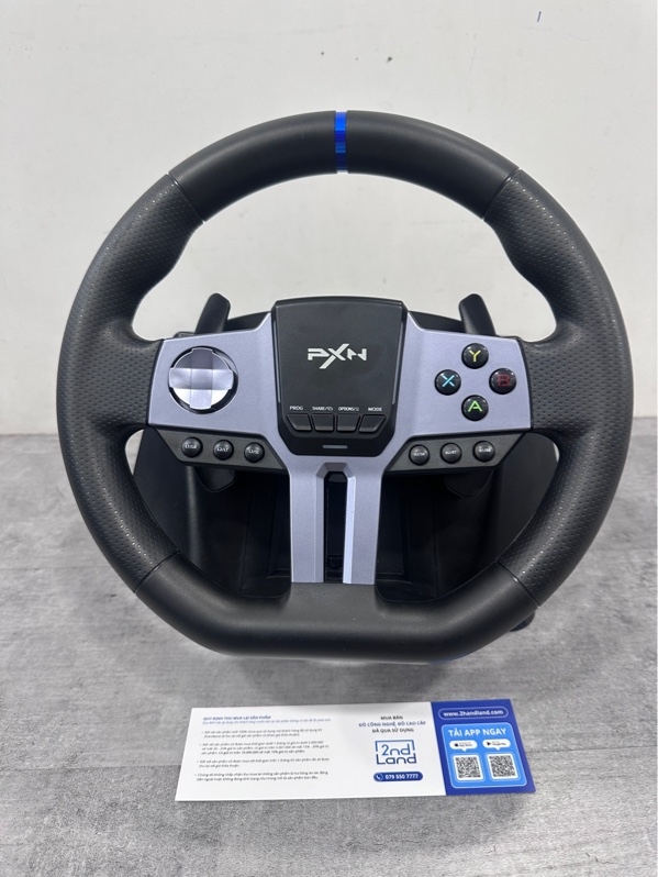 Vô lăng chơi game PXN V9 Gen2 - Màu đen - Ngoại hình 97.5% - Fullbox
