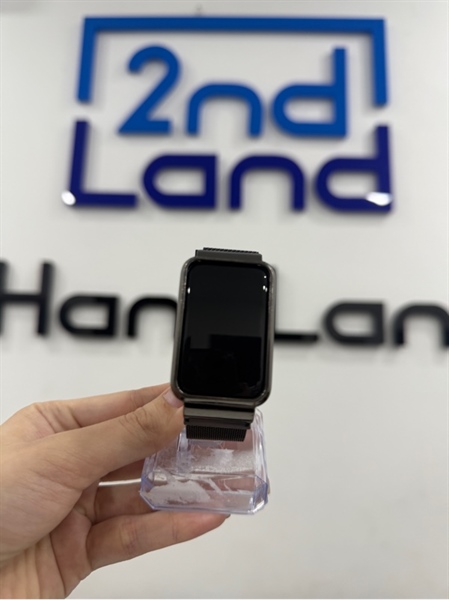 Vòng đeo tay Xiaomi Smart Band 7 pro - Màu đen - Ngoại hình 97% - Kính xước nhiều - Kèm sạc