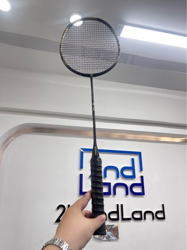 Vợt cầu lông Alp Sport - Màu vàng đen - Ngoại hình 98% - Kèm túi