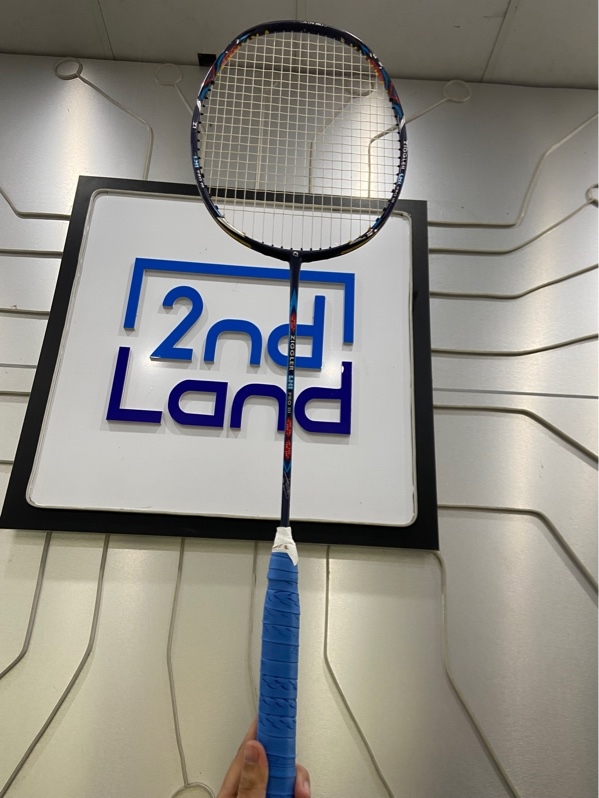 Vợt cầu lông Apacs Ziggle LHI Pro 3 - Màu xanh đen - Ngoại hình: 97% - Trầy khung, cước 3 - Body