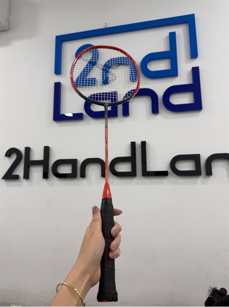 Vợt cầu lông Decathlon Perfly BR 590 Perform - Màu cam đen - Ngoại hình 98% - Body 2