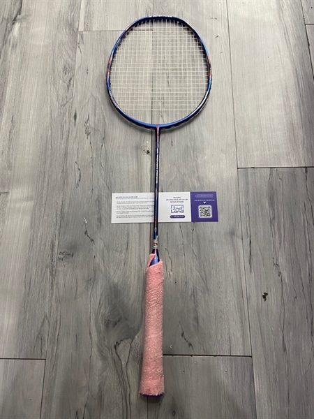 Vợt cầu lông Felet 3K Woven Fence - 4U-G2-40LBS - Màu xanh đen - Ngoại hình: 97% - Trầy sườn, thay dây 2 lần - Body 2