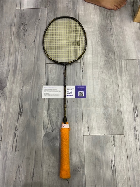 Vợt cầu lông Felet Aeron Carbon Carbon Series 4U-3S LBS - Màu đen - Ngoại hình: 97% - Đã thay dây, chữ phai màu, viền trầy - Body 2