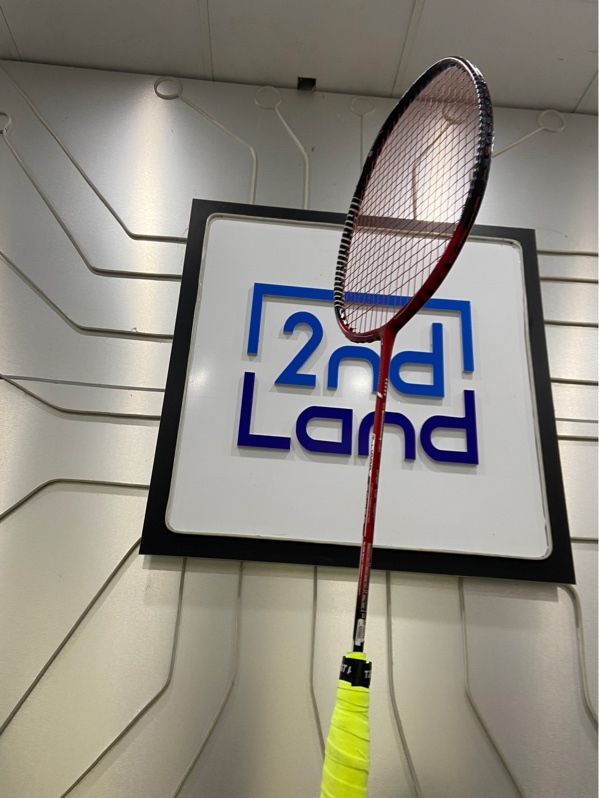 Vợt cầu lông Felet TJ 1000 Power - Màu đỏ đen - Ngoại hình: 98% - Đã thay dây 2 lần - Body