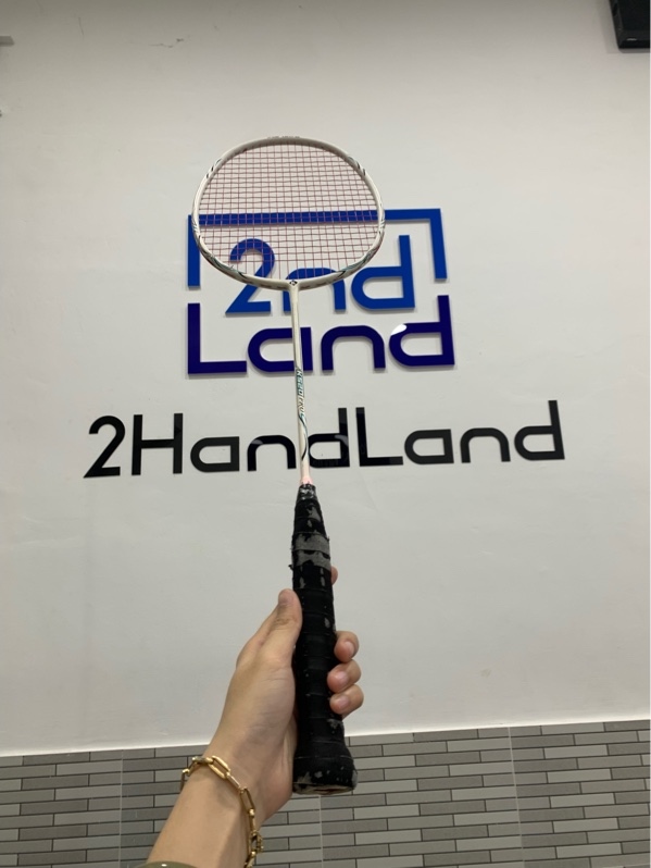 Vợt cầu lông Kumpo K520 Pro - Màu trắng - Ngoại hình: 96% - Trầy - Body