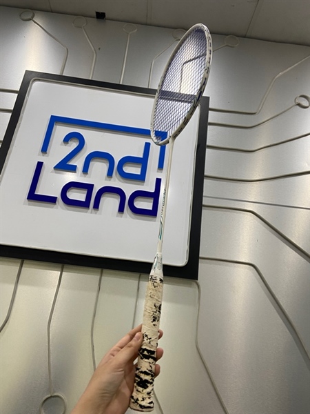 Vợt cầu lông Kumpoo K520 Pro - 4U5G - Màu trắng - Ngoại hình: 96% - Trầy - Body 1