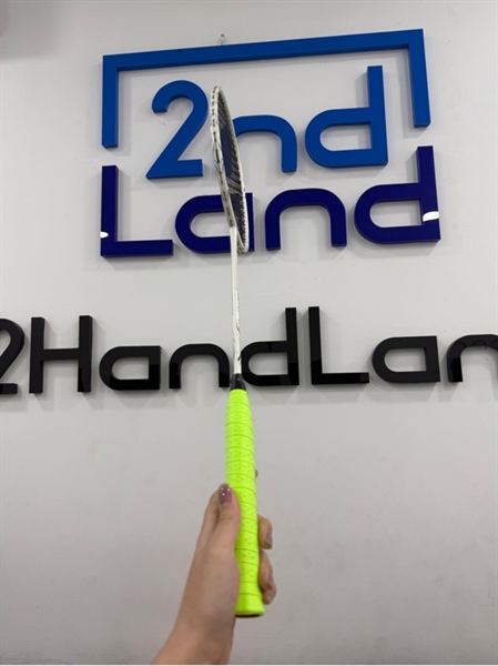 Vợt cầu lông Kumpoo K520 pro - Màu trắng - Ngoại hình 96% - Trầy xước , mòn nặng - Body 1