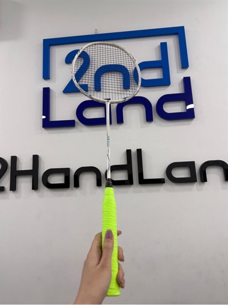 Vợt cầu lông Kumpoo K520 pro - Màu trắng - Ngoại hình 96% - Trầy xước , mòn nặng - Body 2