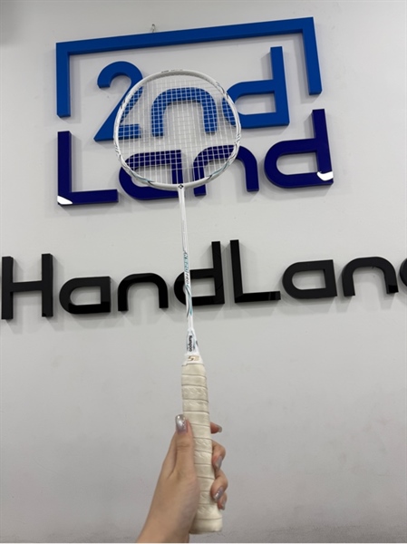 Vợt cầu lông Kumpoo K520 Pro - Màu trắng - Ngoại hình 98% - Kèm túi 2