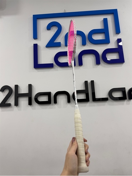 Vợt cầu lông Kumpoo Lanting - Màu trắng - Ngoại hình 98% - Kèm túi 2