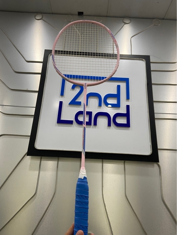 Vợt cầu lông Kumpoo PC 99 Pro - Màu hồng - Ngoại hình: 97% - Trầy khung, cước 2 - Kèm túi