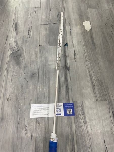 Vợt cầu lông Kumpoo Power Control K520 - Màu trắng - Ngoại hình: 97% - Trầy khung - Body 1