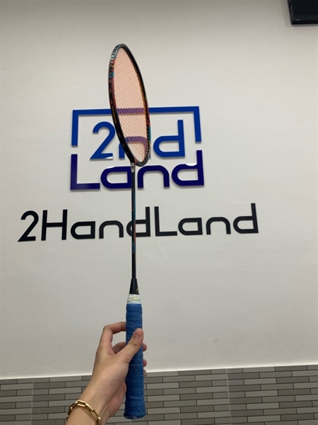 Vợt cầu lông Li-Ning Aeronaut 6000C Combat - Màu đen - Ngoại hình: 97,5% - Xước nhẹ, đã thay lưới - Body 1