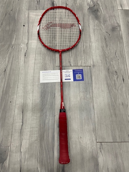 Vợt cầu lông Li-ning Carbon Graphite A880T - Màu đỏ - Ngoại hình: 98% - Kèm túi
