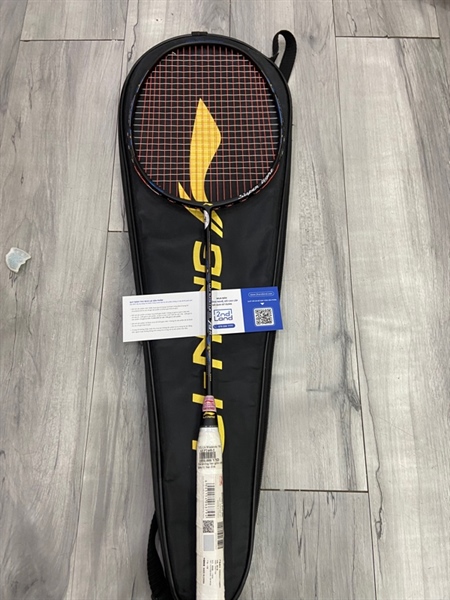 Vợt cầu lông Li - Ning Windstorm 79H - 30LBS - 79G G6 - Màu đen - Ngoại hình: 98% - Kèm túi