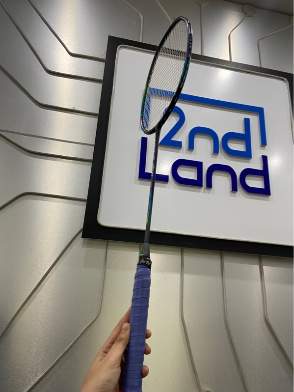 Vợt cầu lông Lining 3000 - Màu xám tím - Ngoại hình: 97% - Tróc sơn viền - Body