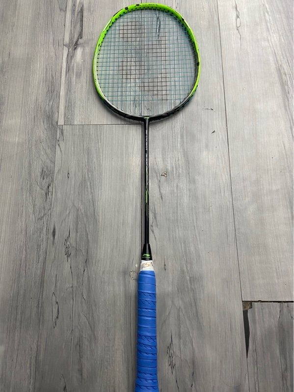 Vợt cầu lông Lining 3D Calibar 300C - Màu xanh đen - Ngoại hình: 96% - Xước viền nặng - Body