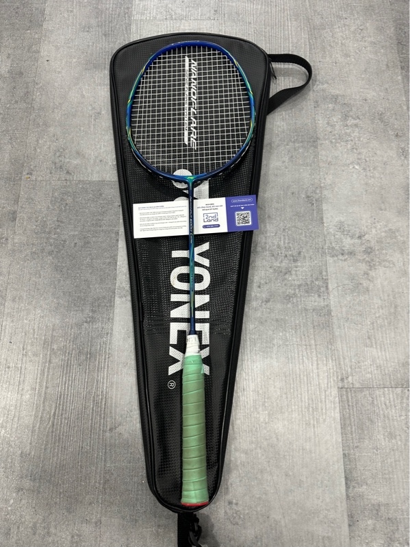 Vợt cầu lông Lining Aeronaut 6000 Control - Màu xanh - Ngoại hình 97% - Khung viền trầy, cấn bong sơn - Kèm túi