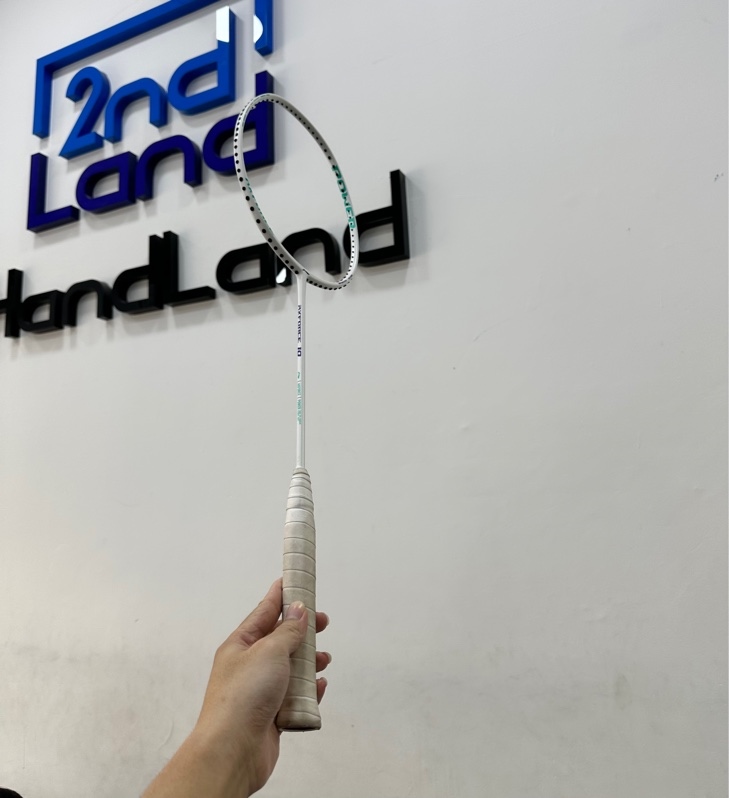 Vợt cầu lông Lining Axforce 10 - Màu trắng - Ngoại hình 97% - Không lưới - Body