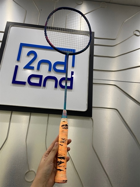 Vợt cầu lông Lining Axforce 50 - Màu xanh - Ngoại hình: 97% - Trầy cấn - Kèm túi 2