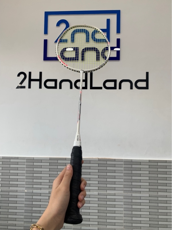 Vợt cầu lông Lining Axforce Cannon - 4U | G5 - Màu trắng - Ngoại hình: 95% - Trầy xước nhiều - Body
