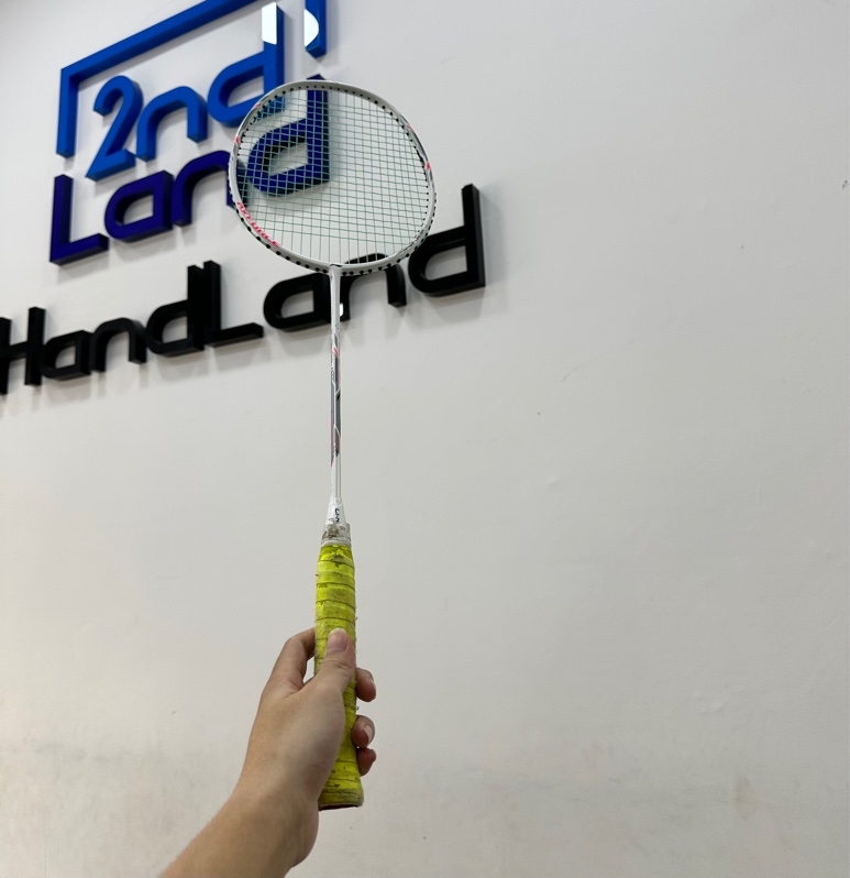 Vợt cầu lông Lining Axforce Cannon Light - Màu trắng - Ngoại hình 97% - Body