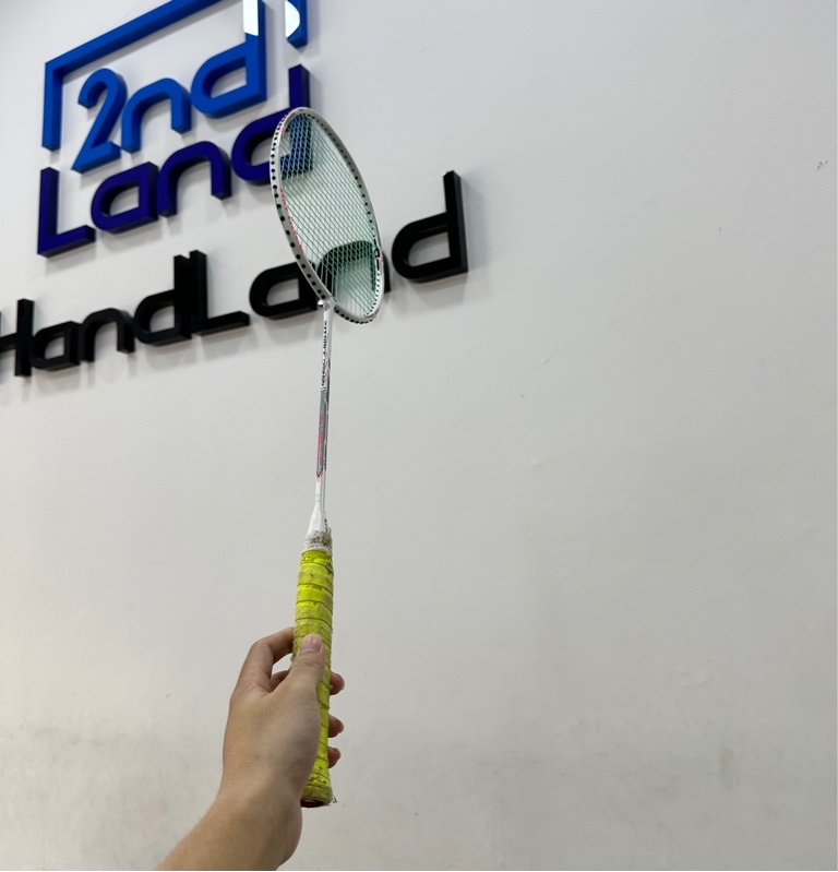 Vợt cầu lông Lining Axforce Cannon Light - Màu trắng - Ngoại hình 97% - Body