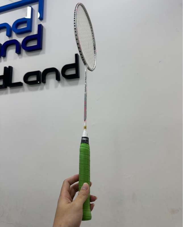 Vợt cầu lông Lining Axforce Cannon Light - Màu trắng - Ngoại hình 98% - Kèm túi