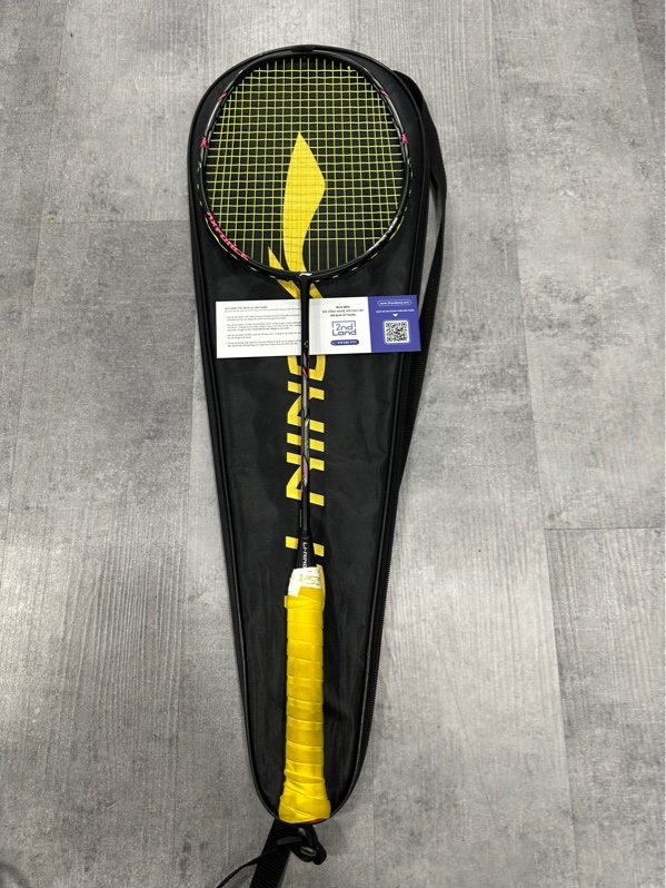 Vợt cầu lông Lining Axforce Cannon - Màu đen - Ngoại hình 97% - Viền trầy cấn - Kèm túi
