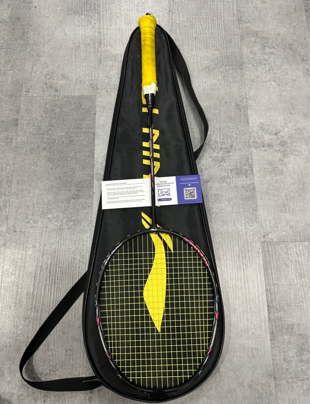 Vợt cầu lông Lining Axforce Cannon - Màu đen - Ngoại hình 97% - Viền trầy cấn - Kèm túi