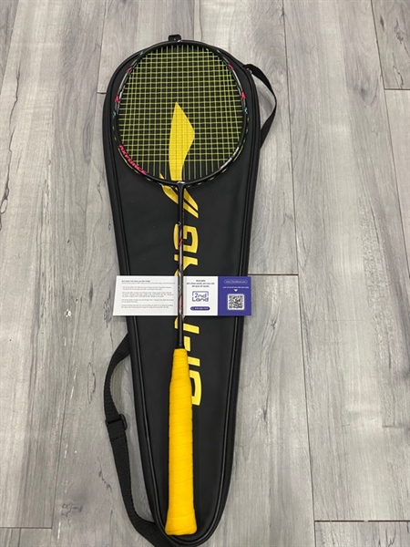 Vợt cầu lông Lining Axforce Cannon - Màu đỏ - Ngoại hình: 98% - Kèm túi