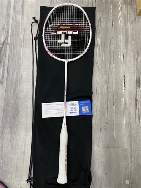 Vợt cầu lông Lining Axforce Cannon - Màu trắng - Ngoại hình: 97% - Trầy xước - Kèm túi 2