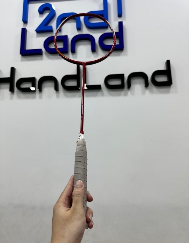Vợt cầu lông Lining Axforce Cannon Pro - Màu đỏ bóng - Ngoại hình 97% - Trầy cấn - Body