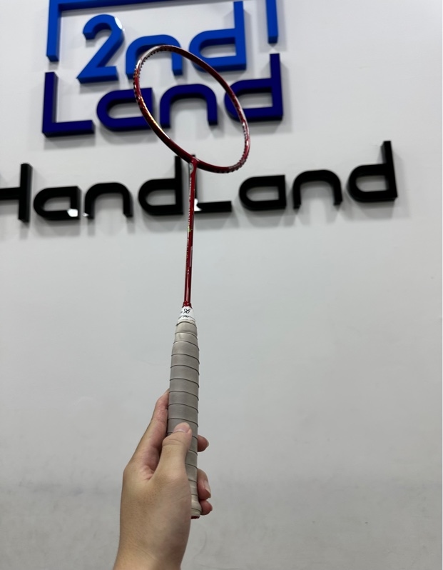Vợt cầu lông Lining Axforce Cannon Pro - Màu đỏ bóng - Ngoại hình 97% - Trầy cấn - Body