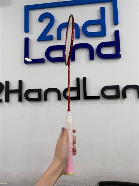 Vợt cầu lông Lining Axforce Cannon Pro - Màu đỏ - Ngoại hình 98% - Trầy ít - Kèm túi 1