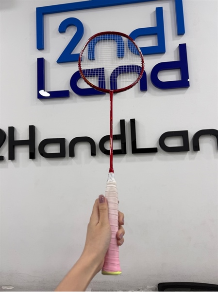 Vợt cầu lông Lining Axforce Cannon Pro - Màu đỏ - Ngoại hình 98% - Trầy ít - Kèm túi 2