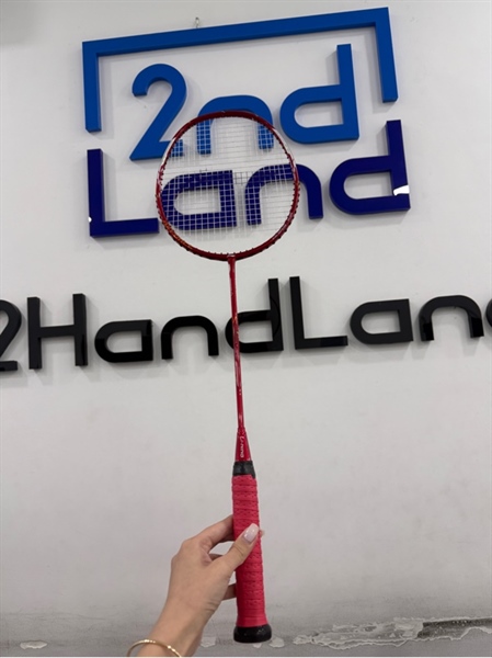 Vợt cầu lông Lining Axforce Cannon Pro - Màu đỏ - Ngoại hình 98% - Tróc sơn phần đũa vợt - Body