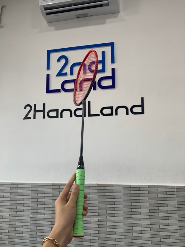 Vợt cầu lông Lining Calibar 300B - 4UG6 - Màu đen cam - Ngoại hình: 96% - Trầy khung
