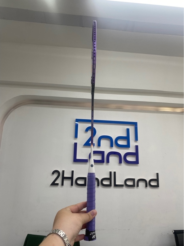 Vợt cầu lông Lining Halbertec 5000 - Màu tím trắng - Ngoại hình 97% - Body
