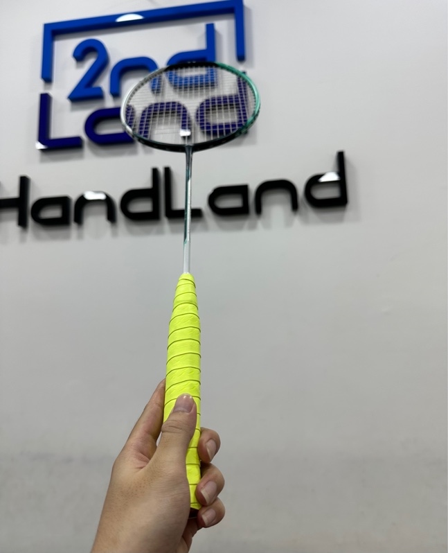 Vợt Cầu lông Lining Halbertec 6000 - Màu trắng xanh - Ngoại hình 97% - Body
