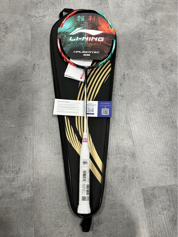 Vợt cầu lông Lining Halbertec 7000 - Màu xanh đỏ - Vợt mới Newseal chưa qua sử dụng + Túi
