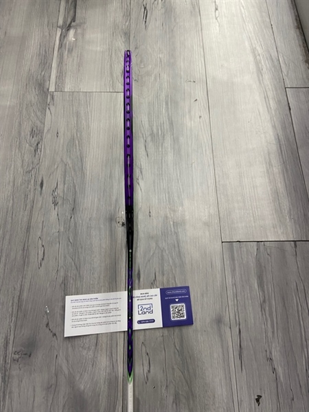 Vợt cầu lông Lining Halbertec 9000 - Màu tím xanh lá - Ngoại hình: 97% - Trầy khung - Body 1