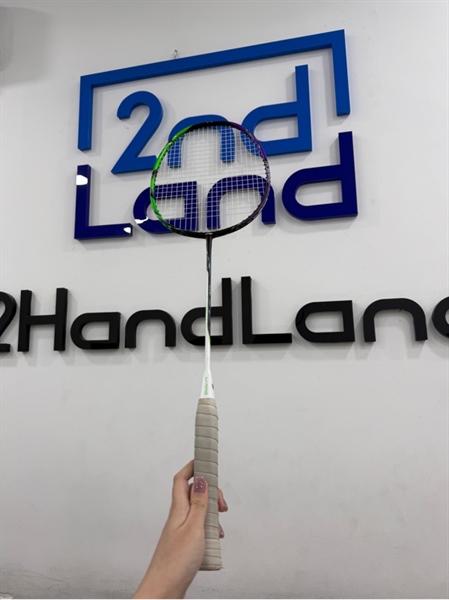 Vợt cầu lông Lining Halbertec 9000 - Màu xanh trắng - Ngoại hình 98% - VỢT HÀN - Body - KHÔNG BẢO HÀNH