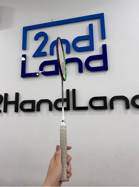 Vợt cầu lông Lining Halbertec 9000 - Màu xanh trắng - Ngoại hình 98% - VỢT HÀN - Body - KHÔNG BẢO HÀNH