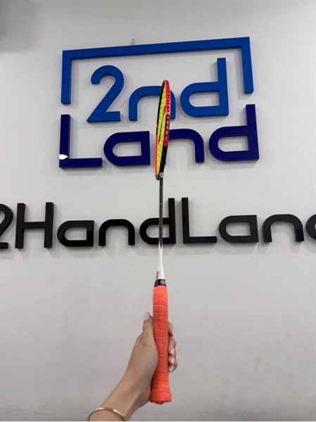 Vợt cầu lông Lining Halbertec Motor - Màu đen hồng - Ngoại hình 98% - Body 1