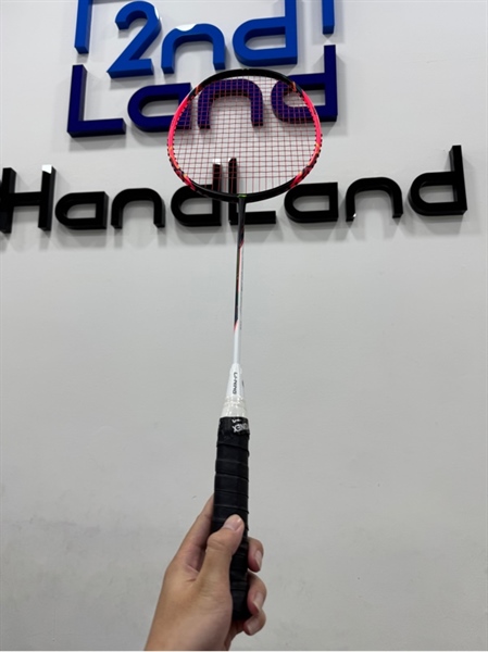 Vợt cầu lông Lining Halbertec Motor - Màu đỏ đen - Ngoại hình 98% - Kèm túi