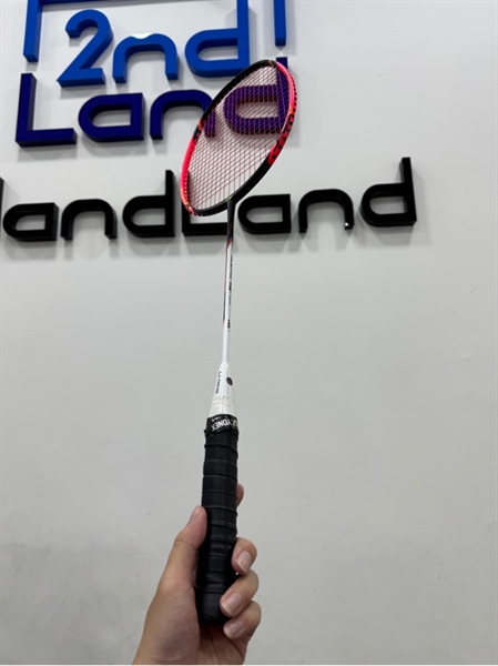 Vợt cầu lông Lining Halbertec Motor - Màu đỏ đen - Ngoại hình 98% - Kèm túi 2